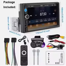 7 Inch 1 Din Car Stereo Touch Screen MP5 Player Bluetooth with Rear View Camera
