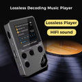 72GB Lossless Music Player, MP3/MP4 Music Player, Full Body Zinc Alloy, Professional Grade Music Player, Rotary Controls, Wireless Connection, Built-in Functions FM Radio, Voice Recorder, Miniature Design, High Fidelity Sound for Sports